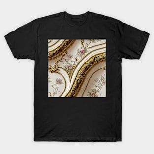 Baroque floral pattern, model 19 T-Shirt